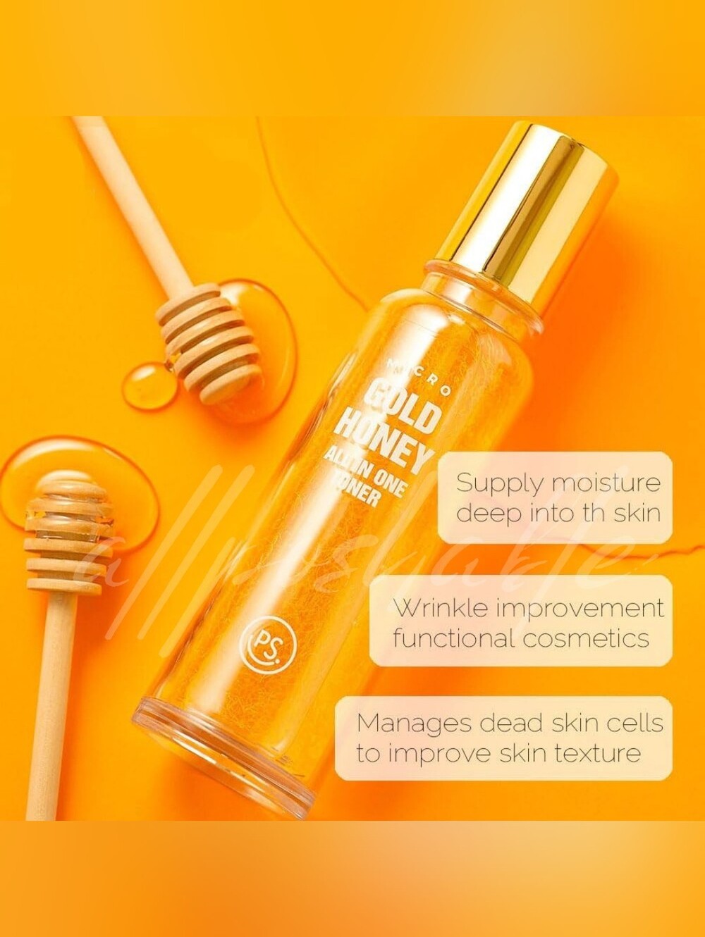 ⭐️LTD QTY⭐️ PRETTYSKIN Micro Gold Honey All-in-One Toner